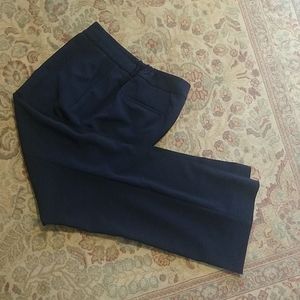Talbots navy crepe pants